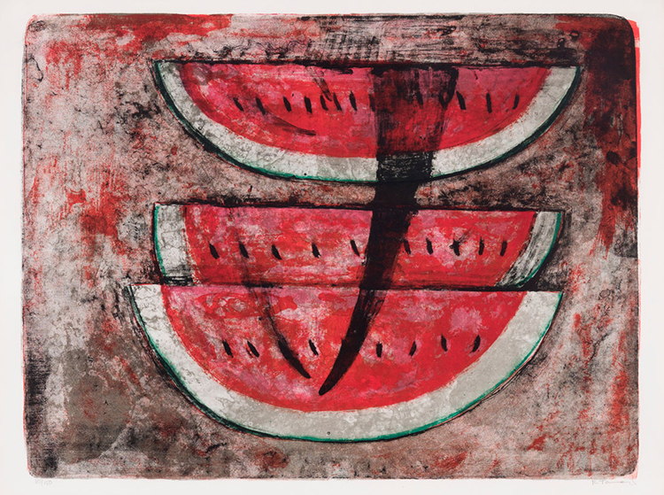 Sandía #1 (from Mujeres) by Rufino Tamayo