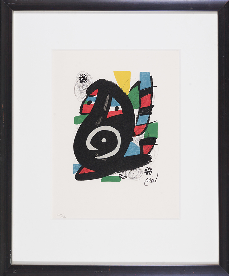 La mélodie acide, model 14 (The Acid Melody, Plate 14) by Joan Miró