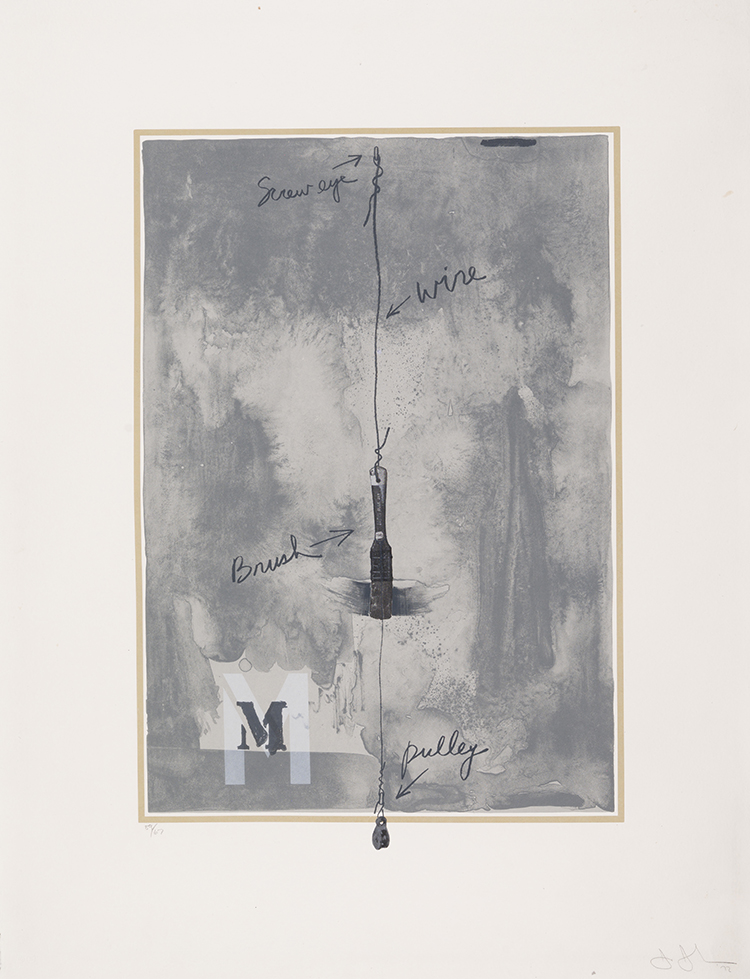 M par Jasper Johns