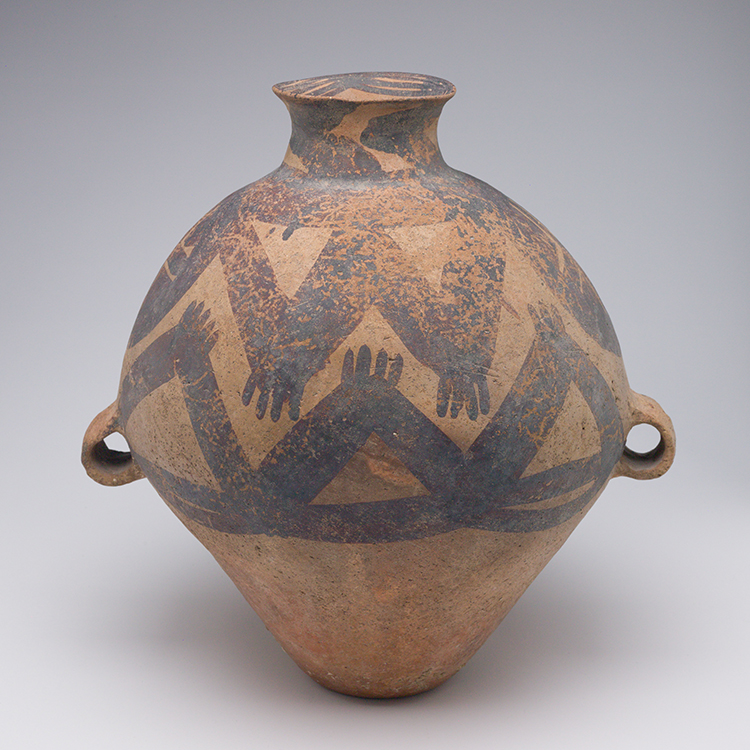 Chinese Earthernware Painted Jar, Majiayao Culture, Neolithic Period (3300-2000 BC) by  Chinese Art