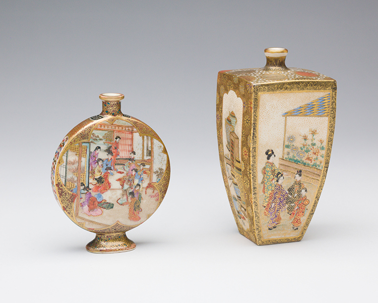 Two Satsuma Vessels, Meiji Period, Circa 1900 par  Japanese Art