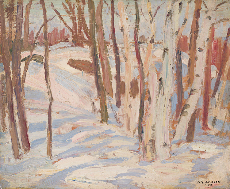 Birches, Bone Island by Alexander Young (A.Y.) Jackson