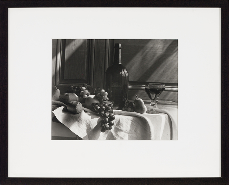 N.Y. Still Life (Wine, Fruit, Bread) by Horst P. Horst