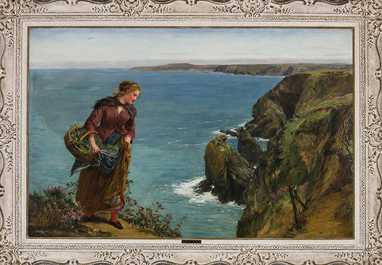 The Samphire Gatherer by James Clarke Hook