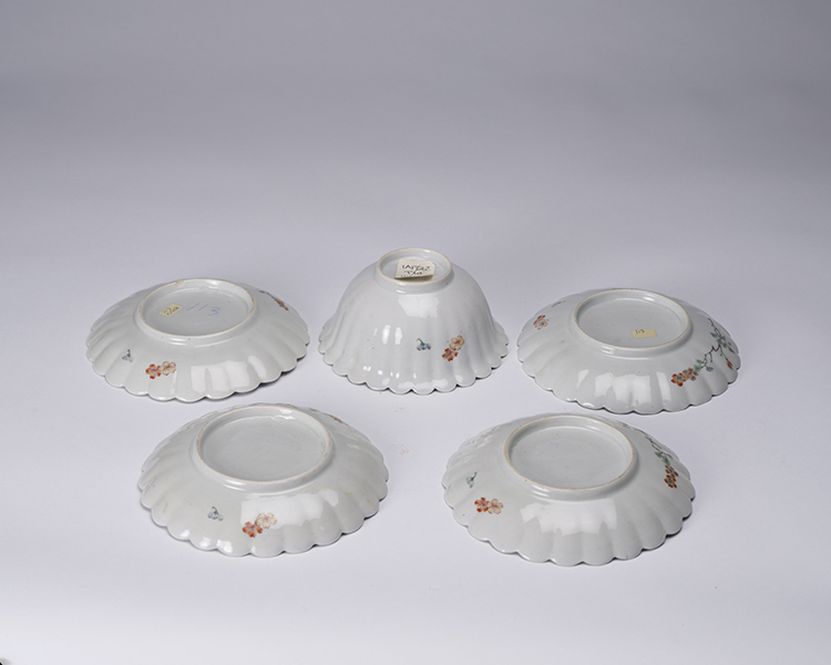 Five Related Japanese Kakiemon Dishes, Edo Period, 17th to 18th Century by  Japanese Art