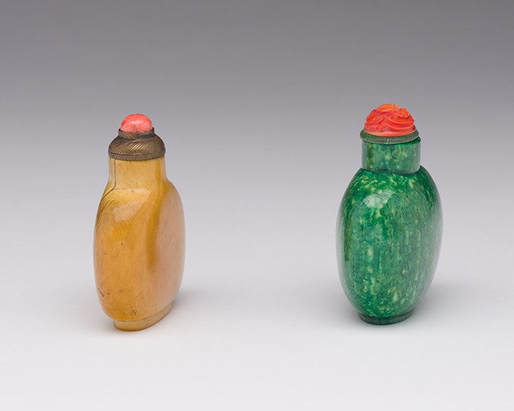 Two Chinese Ivory Snuff Bottles, 18th Century by  Chinese Art
