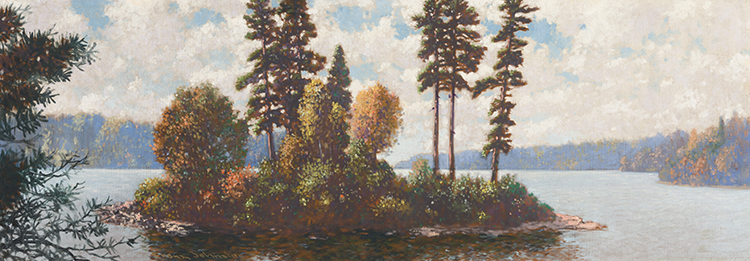 Landscape by Frank Hans (Franz) Johnston