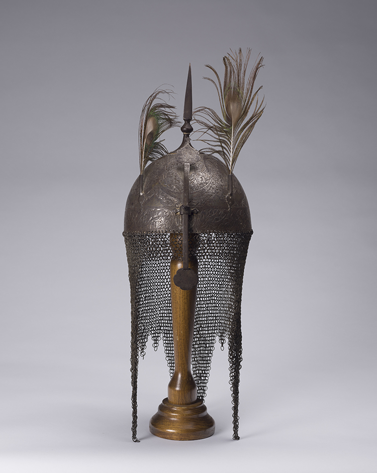 Indo-Persian Steel Kulah Khud Helmet, Late 18th/19th Century by Indian Art