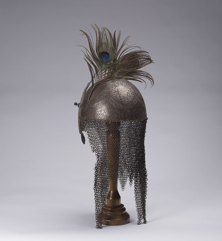 Indo-Persian Steel Kulah Khud Helmet, Late 18th/19th Century par Indian Art