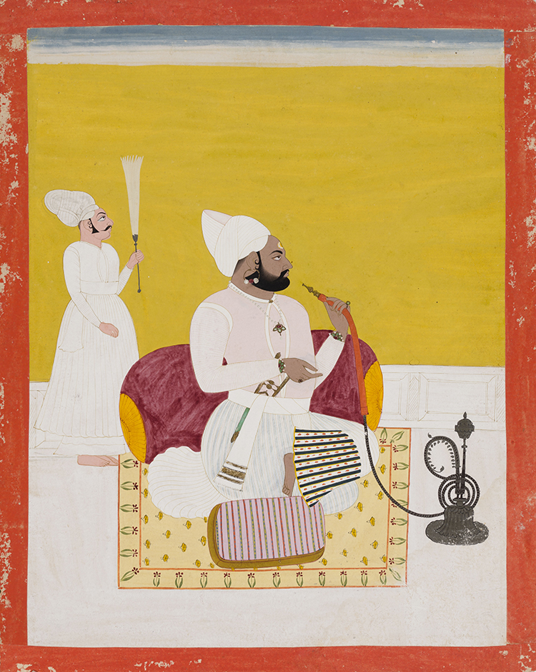 Probably Nagaur School, 18th Century, Prince and Attendant par Indian Art