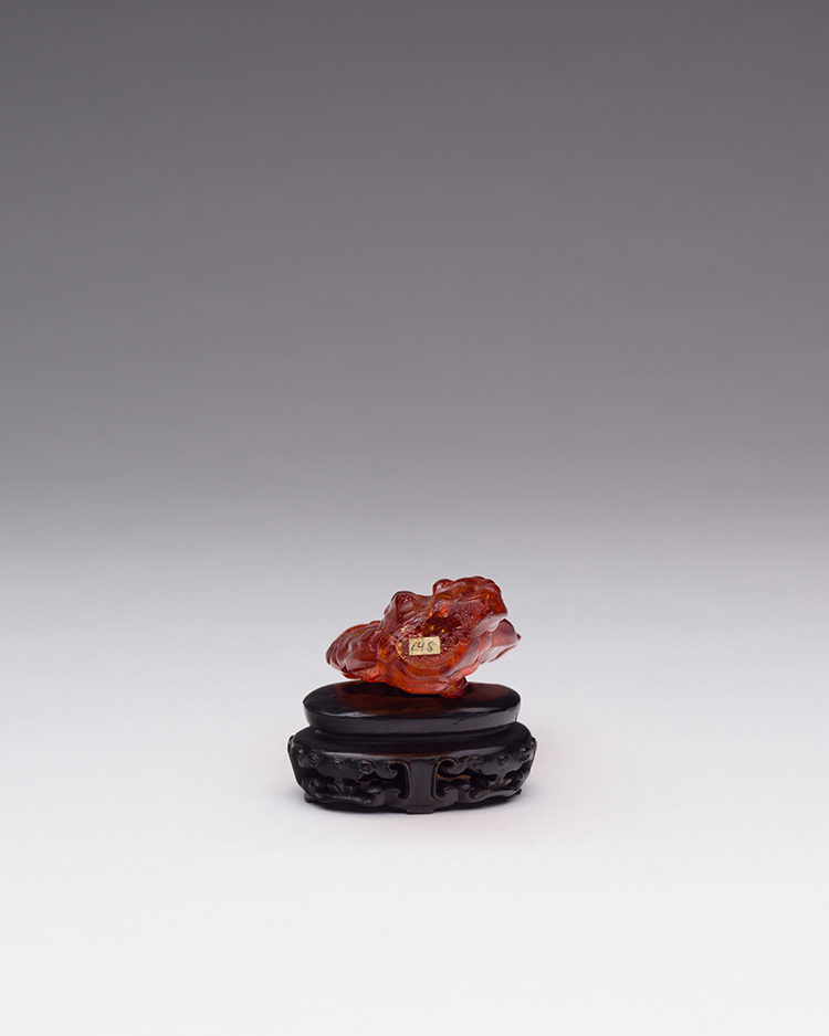 A Chinese Amber Carved Immortal, 19th Century by  Chinese Art