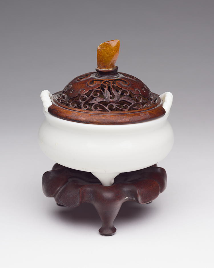 A Chinese Dehua White-Glazed Tripod Censer, 18th/19th Century by  Chinese Art