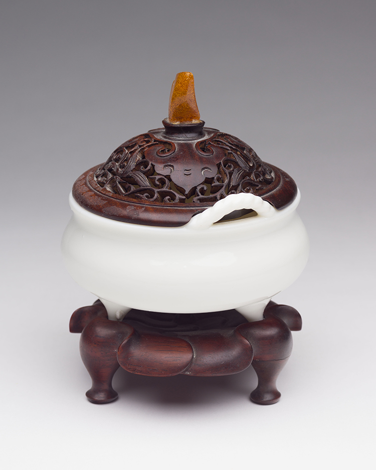 A Chinese Dehua White-Glazed Tripod Censer, 18th/19th Century by  Chinese Art
