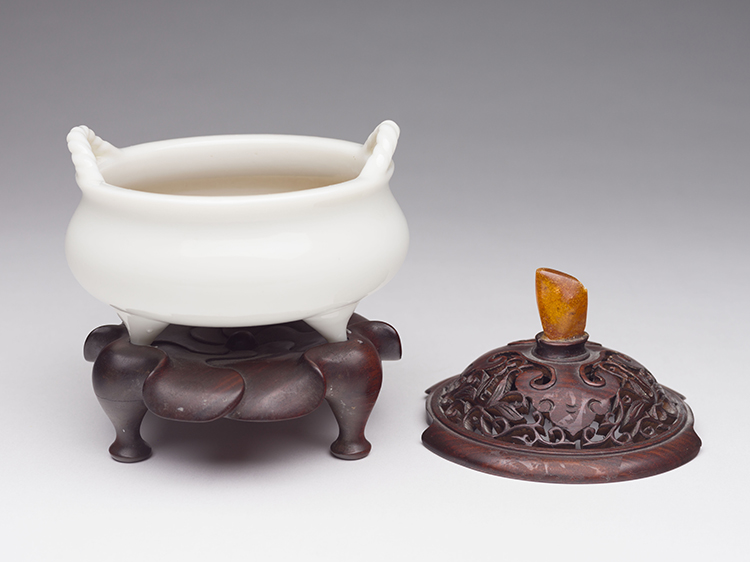 A Chinese Dehua White-Glazed Tripod Censer, 18th/19th Century by  Chinese Art