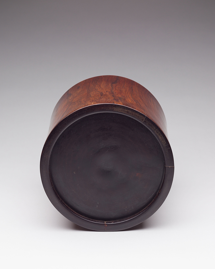 A Large Huanghuali Brush Pot, Bitong, 19th Century by  Chinese Art