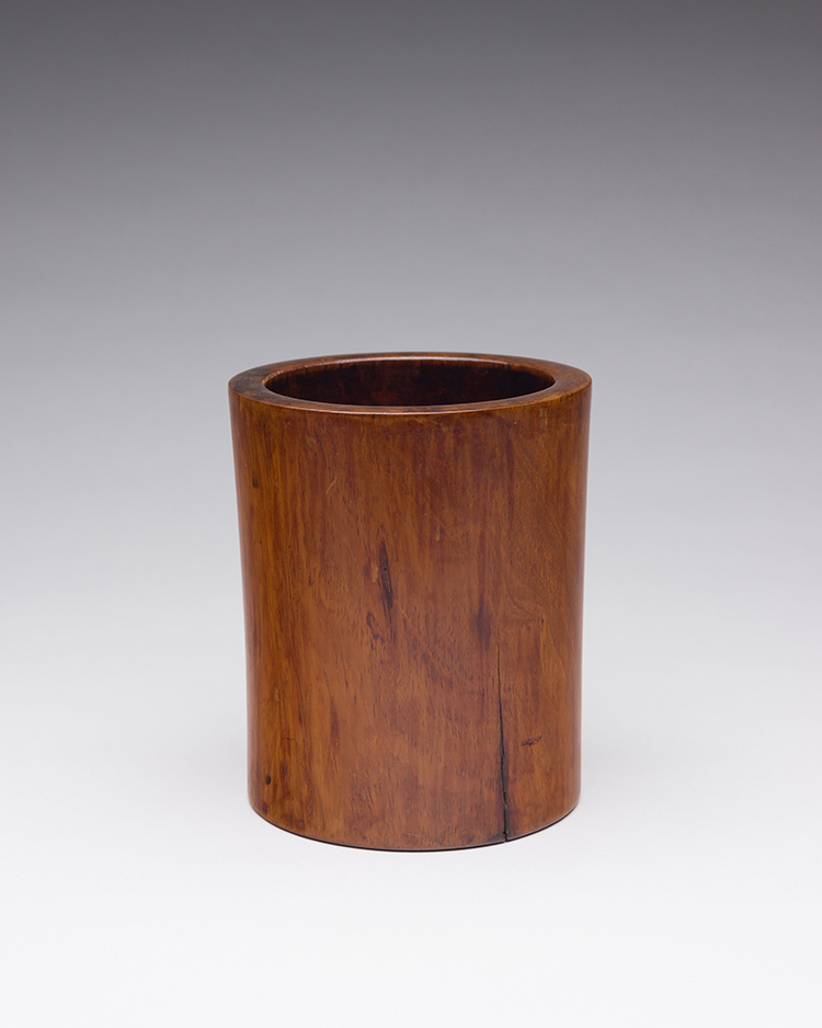 A Small Huanghuali Brush Pot, Bitong, 19th Century by  Chinese Art