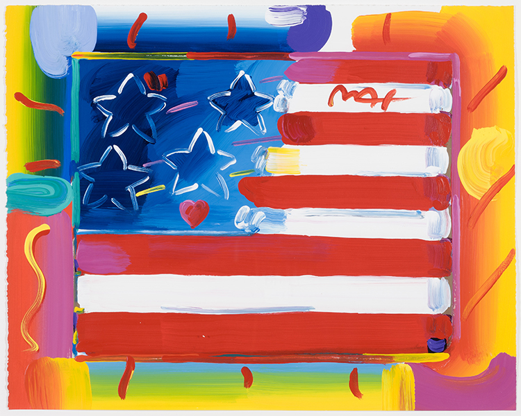 Flag par Peter Max