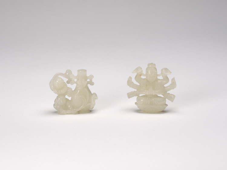 Two Chinese Jade Figural Groups par  Chinese Art