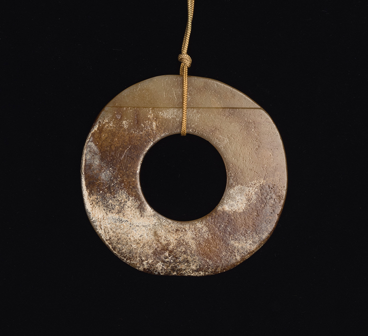 A Chinese Russet Jade Disc, Huan, Neolithic Period by  Chinese Art