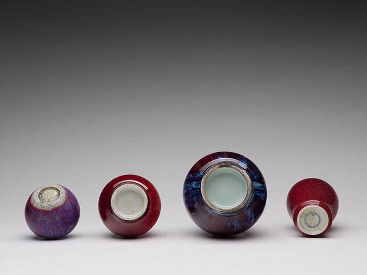 	Four Chinese Flambé Glazed Vessels, 19th/20th Century by  Chinese Art