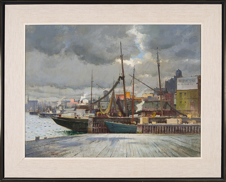 The Harbour, St John's, Newfoundland by George Franklin Arbuckle
