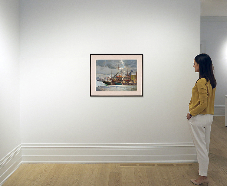 The Harbour, St John's, Newfoundland by George Franklin Arbuckle