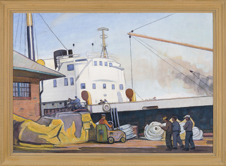 Dock Workers by Peter Clapham Sheppard