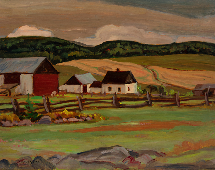 Farm House in Summer par Alexander Young (A.Y.) Jackson