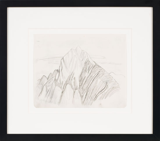 Rocky Mountain Drawing 9 - 39 by Lawren Stewart Harris