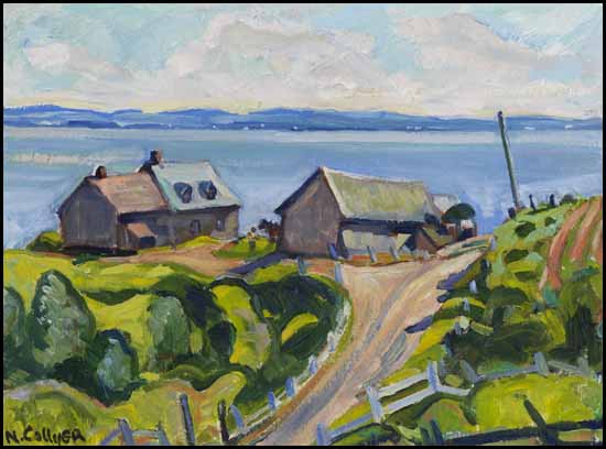 Near Cap-à-l'Aigle, PQ, St. Lawrence River by Nora Frances Elizabeth Collyer