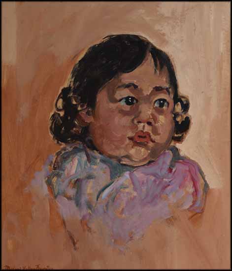 Georgie, Bella Bella Indian Child by Mildred Valley Thornton