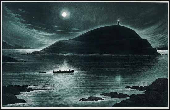 Wesleyville: Night Passage, Bennett's High Island by David Lloyd Blackwood