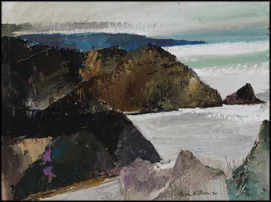 Whale Cove - Cape Breton Island by Ronald York Wilson