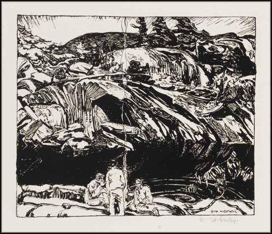 Ten Lithographs from the Portfolio Canadian Drawings by Members of the Group of Seven by  Group of Seven