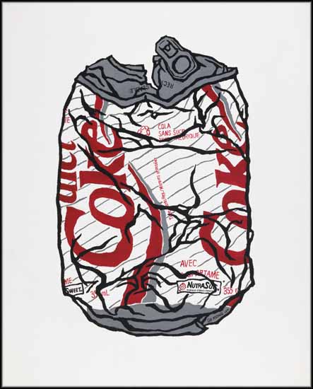 Crushed Can - Diet Coke par Gu Xiong