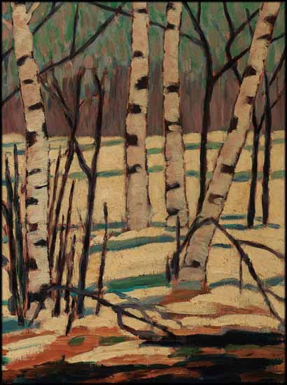 Winter Landscape by Mabel Irene Lockerby