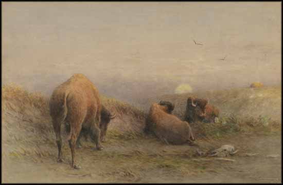 Buffalo, Evening by Frederick Arthur Verner