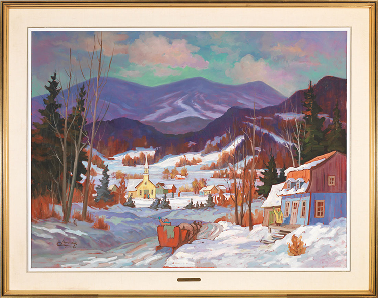 Going to the Village by Claude Langevin