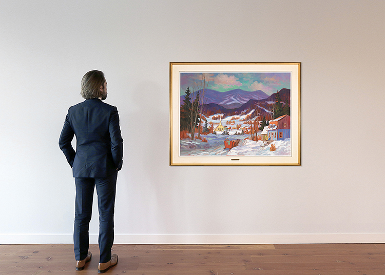 Going to the Village by Claude Langevin