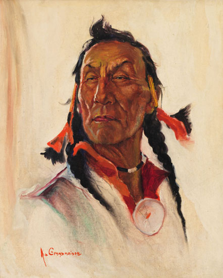 First Nations Man by Nicholas de Grandmaison