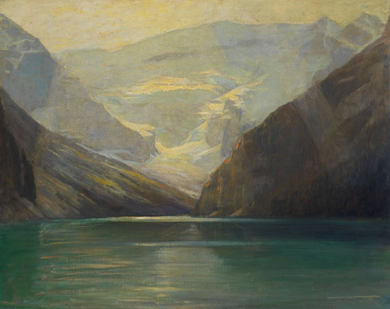 Golden Sunlight, Lake Louise by Frederic Marlett Bell-Smith
