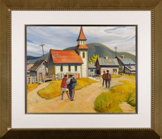 Country Church - Southern Alberta by Henry George Glyde
