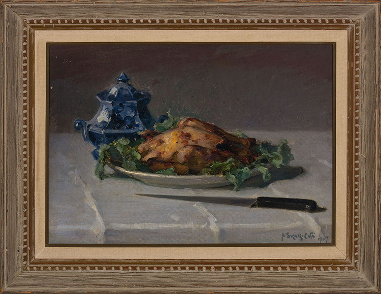 Le poulet rôti par Marc-Aurèle de Foy Suzor-Coté