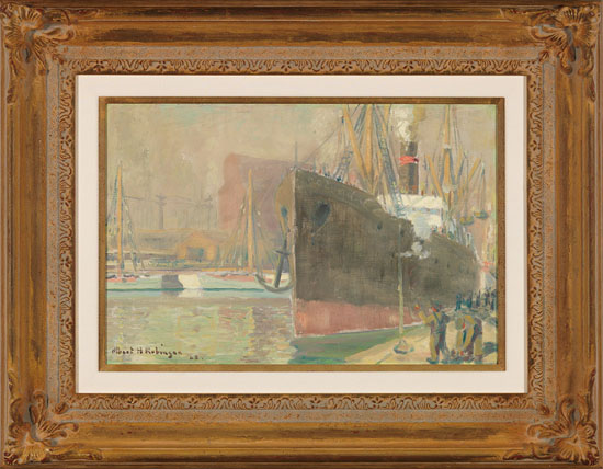 Morning, Montreal Harbour by Albert Henry Robinson