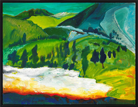 From the Powell River Series 07110, Inspired by the Toba River Valley by Yehouda Chaki