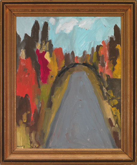 Road in Autumn by Maxwell Bennett Bates