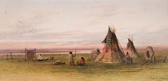 Indian Camp by Frederick Arthur Verner
