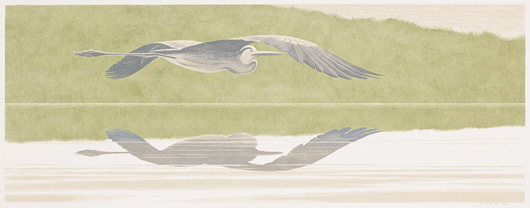 Heron by Alexander Colville