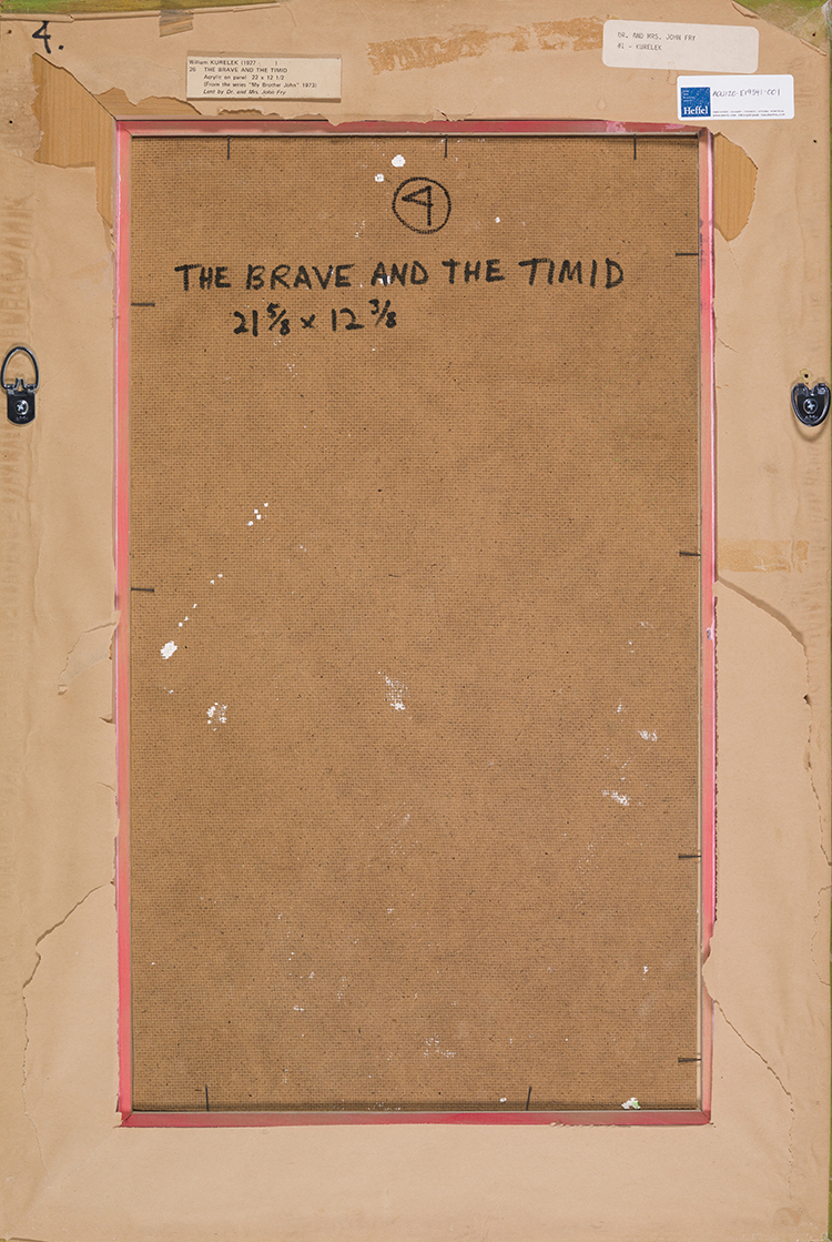 The Brave and the Timid ("My Brother John" Series) by William Kurelek