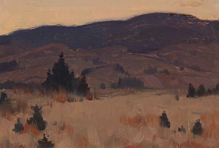 Crépuscule d'automne, Charlevoix par Clarence Alphonse Gagnon